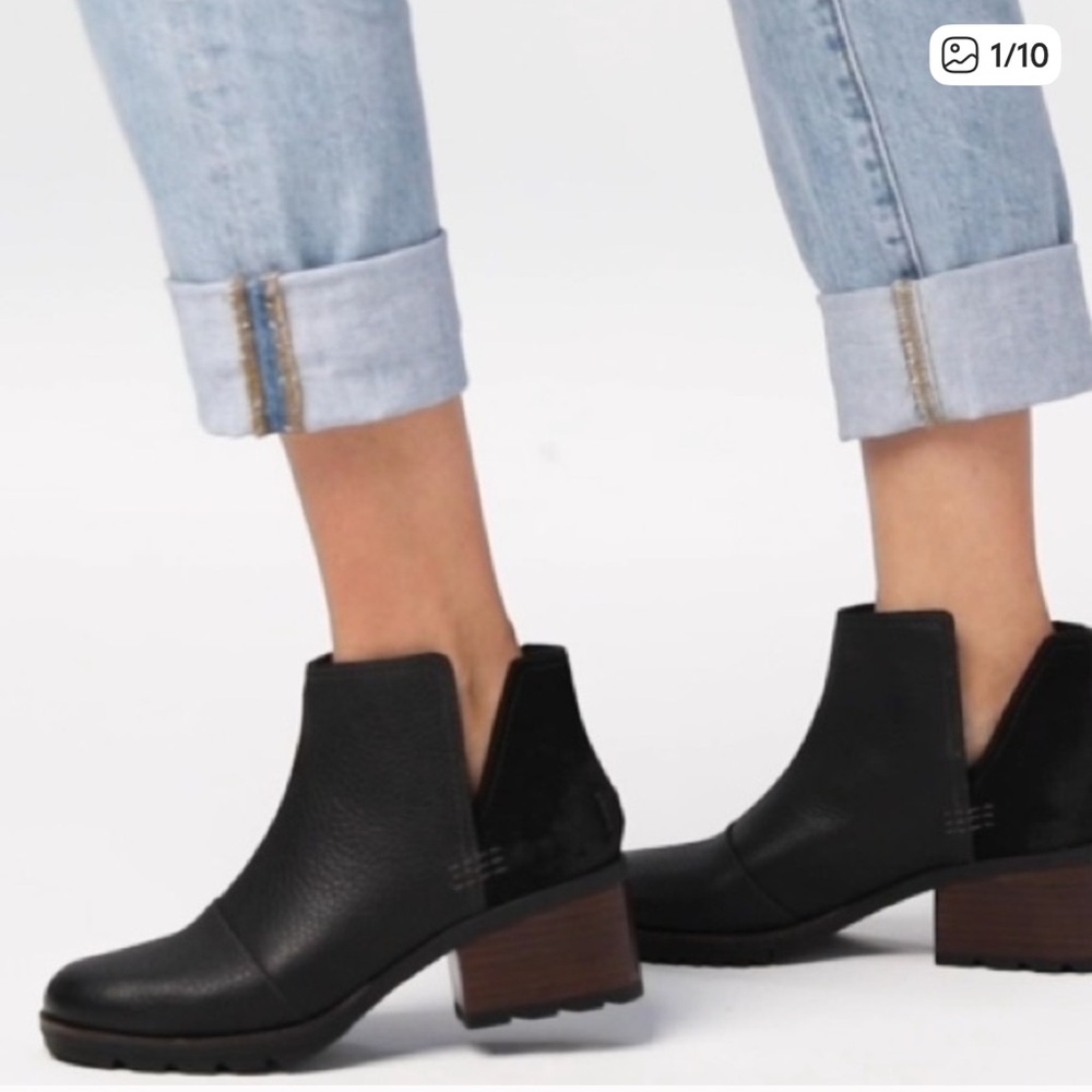 SOREL Kate Pebbled leather boots
